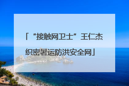 “接触网卫士”王仁杰织密暑运防洪安全网