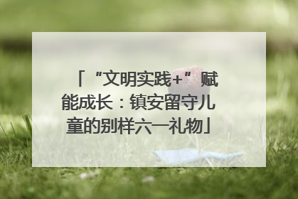 “文明实践+”赋能成长：镇安留守儿童的别样六一礼物