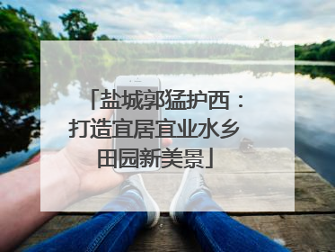 盐城郭猛护西：打造宜居宜业水乡田园新美景