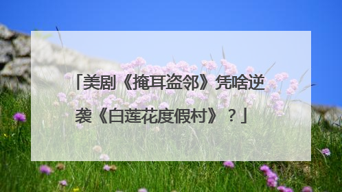 美剧《掩耳盗邻》凭啥逆袭《白莲花度假村》？