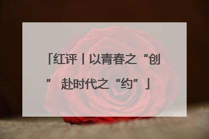 红评丨以青春之“创” 赴时代之“约”