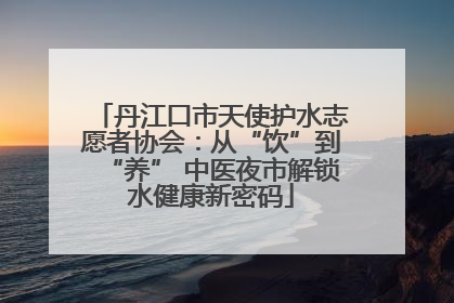 丹江口市天使护水志愿者协会：从“饮”到“养” 中医夜市解锁水健康新密码