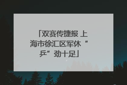 双赛传捷报 上海市徐汇区军休“乒”劲十足