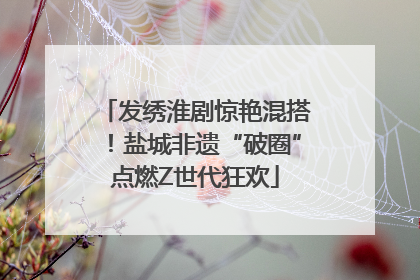 发绣淮剧惊艳混搭！盐城非遗“破圈”点燃Z世代狂欢