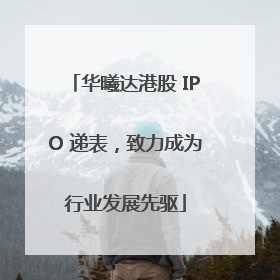 华曦达港股 IPO 递表，致力成为行业发展先驱