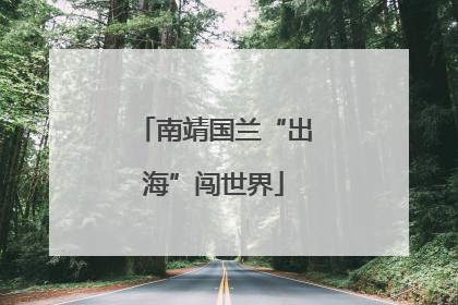 南靖国兰“出海”闯世界