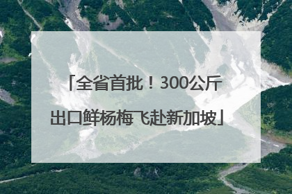 全省首批！300公斤出口鲜杨梅飞赴新加坡