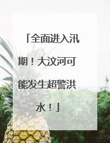 全面进入汛期！大汶河可能发生超警洪水！