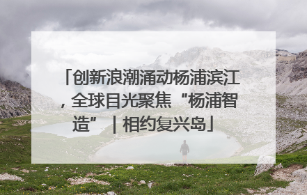 创新浪潮涌动杨浦滨江，全球目光聚焦“杨浦智造”｜相约复兴岛