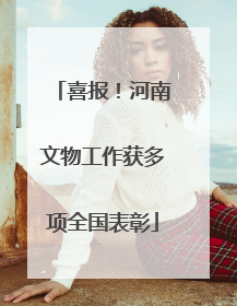 喜报！河南文物工作获多项全国表彰