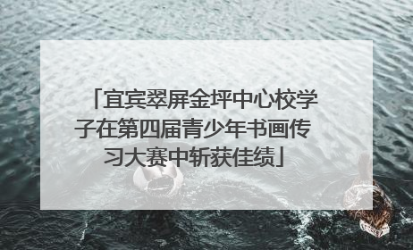 宜宾翠屏金坪中心校学子在第四届青少年书画传习大赛中斩获佳绩