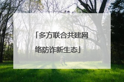 多方联合共建网络防诈新生态