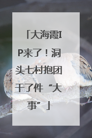 大海霞IP来了！洞头七村抱团干了件“大事”