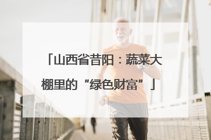 山西省昔阳：蔬菜大棚里的“绿色财富”