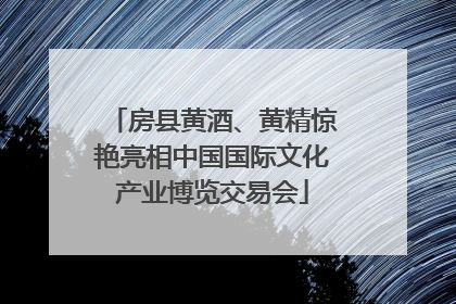 房县黄酒、黄精惊艳亮相中国国际文化产业博览交易会