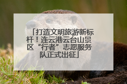 打造文明旅游新标杆！连云港云台山景区“行者”志愿服务队正式出征