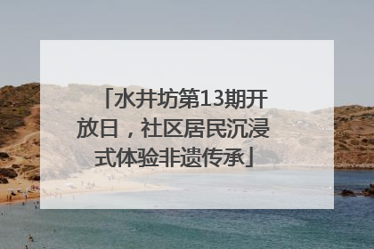 水井坊第13期开放日，社区居民沉浸式体验非遗传承