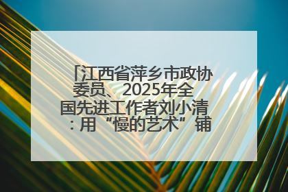 江西省萍乡市政协委员、2025年全国先进工作者刘小清：用“慢的艺术”铺就“爱的长征”
