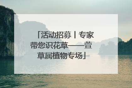 活动招募丨专家带您识花草——萱草属植物专场