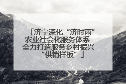 济宁深化“济时雨”农业社会化服务体系 全力打造服务乡村振兴“供销样板”