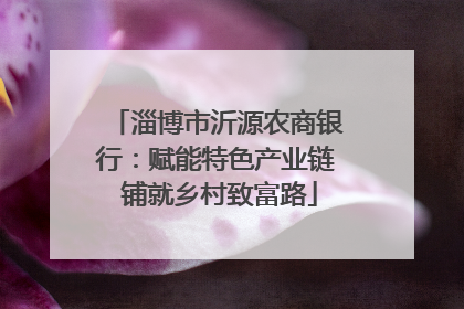淄博市沂源农商银行：赋能特色产业链 铺就乡村致富路