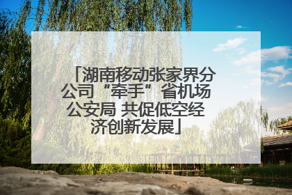 湖南移动张家界分公司“牵手”省机场公安局 共促低空经济创新发展