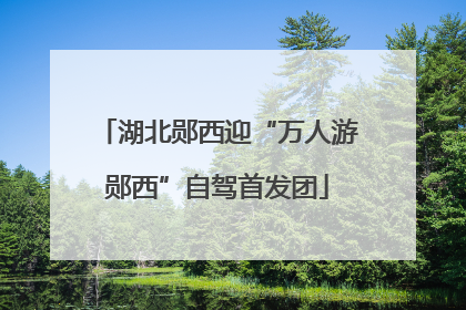 湖北郧西迎“万人游郧西”自驾首发团