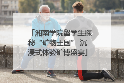 湘南学院留学生探秘“矿物王国” 沉浸式体验矿博盛宴