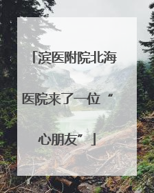 滨医附院北海医院来了一位“心朋友”