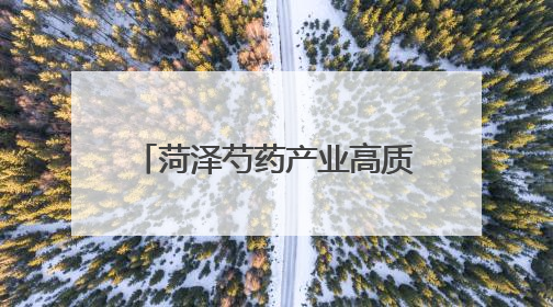 菏泽芍药产业高质量发展座谈会召开