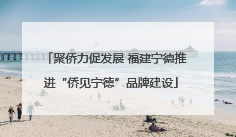 聚侨力促发展 福建宁德推进“侨见宁德”品牌建设