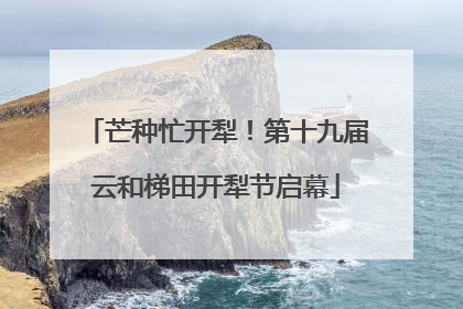 芒种忙开犁！第十九届云和梯田开犁节启幕