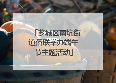 芗城区南坑街道侨联举办端午节主题活动
