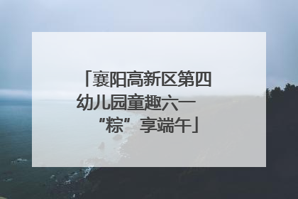 襄阳高新区第四幼儿园童趣六一 “粽”享端午