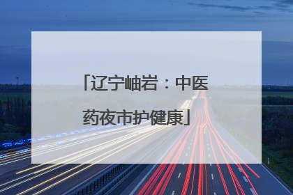 辽宁岫岩：中医药夜市护健康