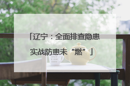 辽宁：全面排查隐患 实战防患未“燃”