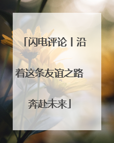 闪电评论丨沿着这条友谊之路奔赴未来