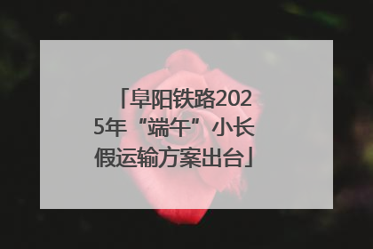 阜阳铁路2025年“端午”小长假运输方案出台