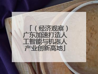 （经济观察）广东加速打造人工智能与机器人产业创新高地