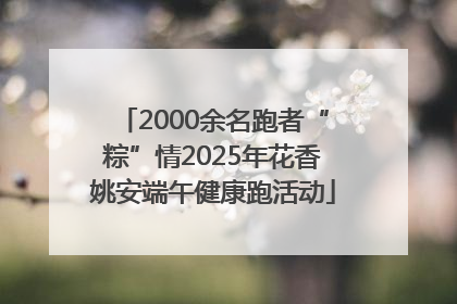 2000余名跑者“粽”情2025年花香姚安端午健康跑活动