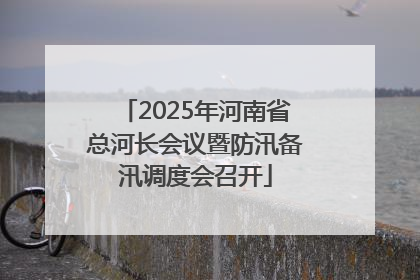 2025年河南省总河长会议暨防汛备汛调度会召开