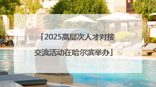2025高层次人才对接交流活动在哈尔滨举办
