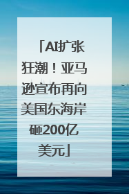 AI扩张狂潮！亚马逊宣布再向美国东海岸砸200亿美元