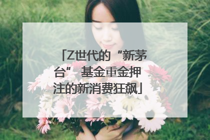 Z世代的“新茅台” 基金重金押注的新消费狂飙